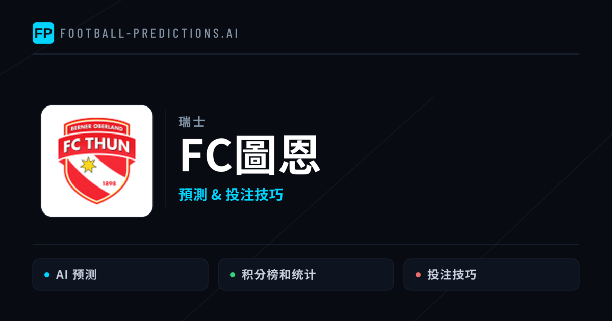 FC圖恩 運彩分析｜足球預測與數據