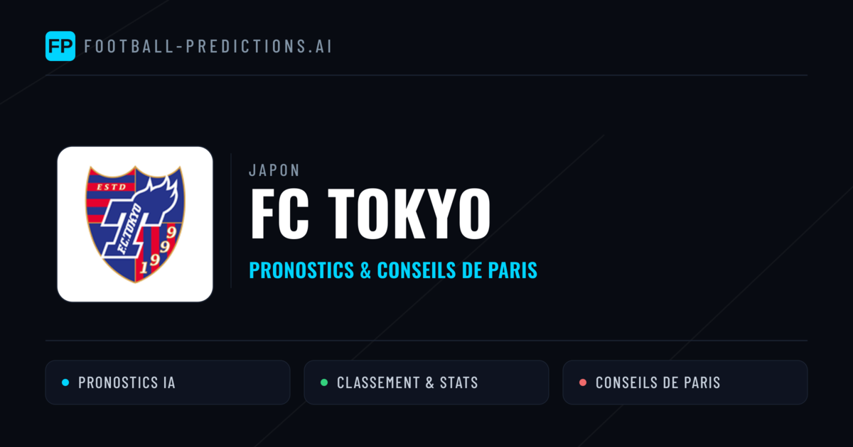 FC Tokyo Pronostics & Statistiques