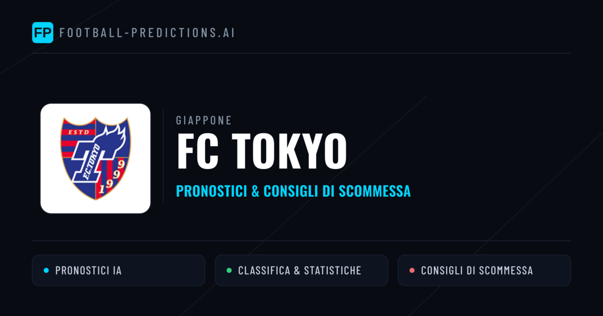 Pronostici e Statistiche FC Tokyo