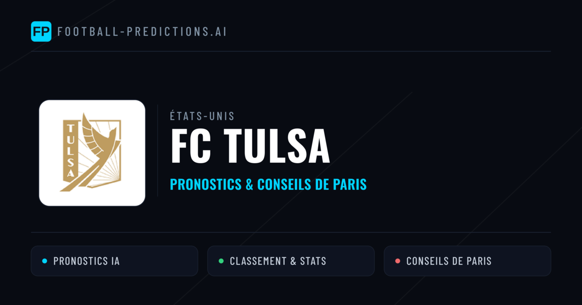 FC Tulsa Pronostics & Statistiques