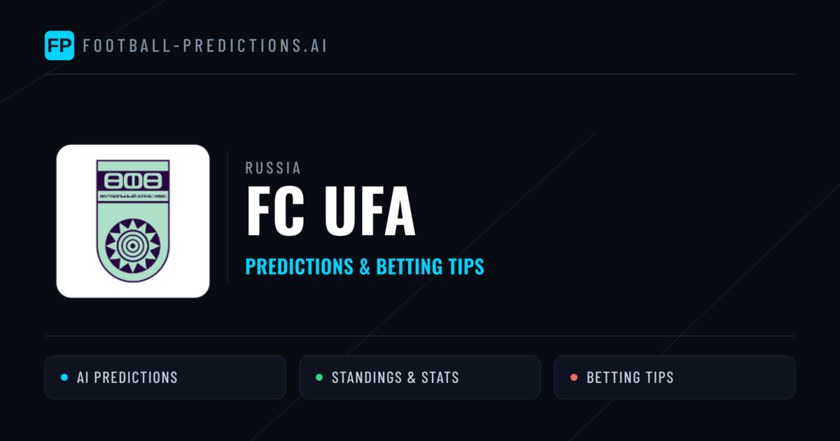 FC UFA Predictions & Stats