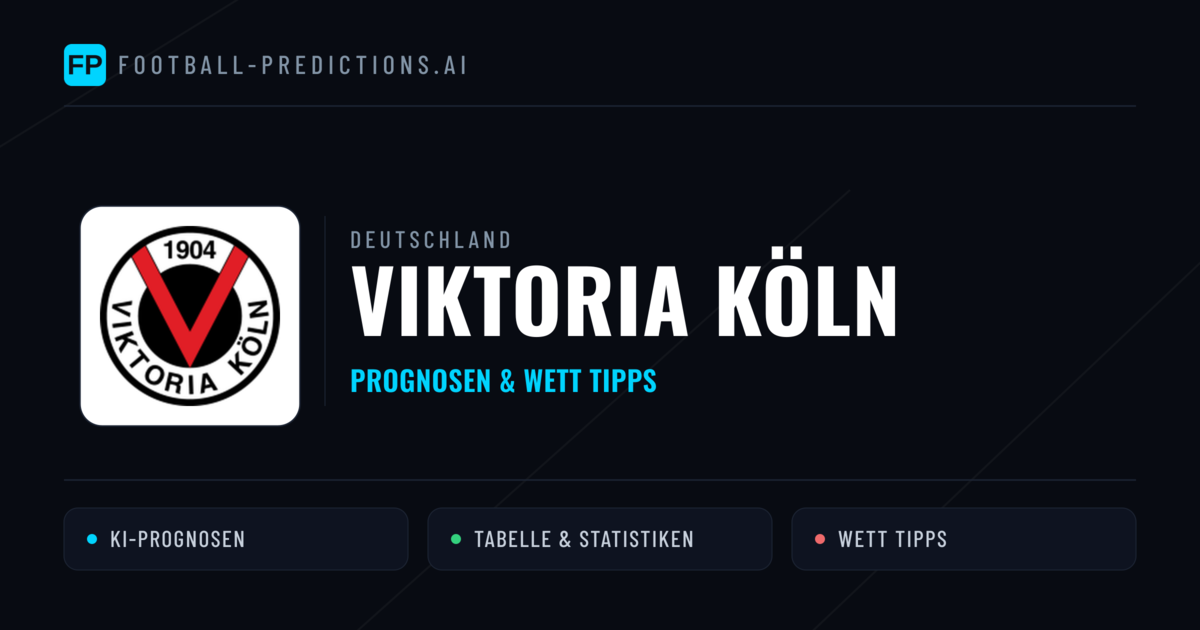 Viktoria Köln Prognosen & Statistiken