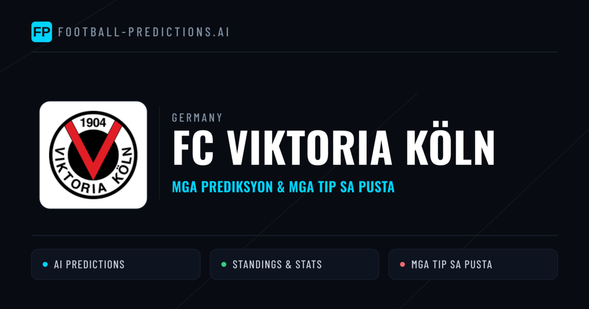 FC Viktoria Köln Predictions & Stats