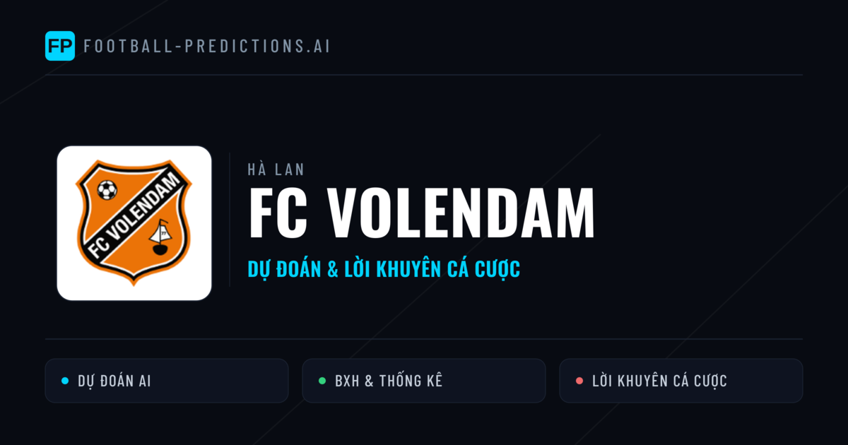 FC Volendam Dự đoán & Thống kê