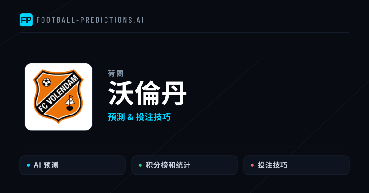 沃倫丹 運彩分析｜足球預測與數據