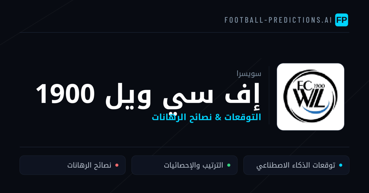 إف سي ويل 1900 توقعات واحصائيات