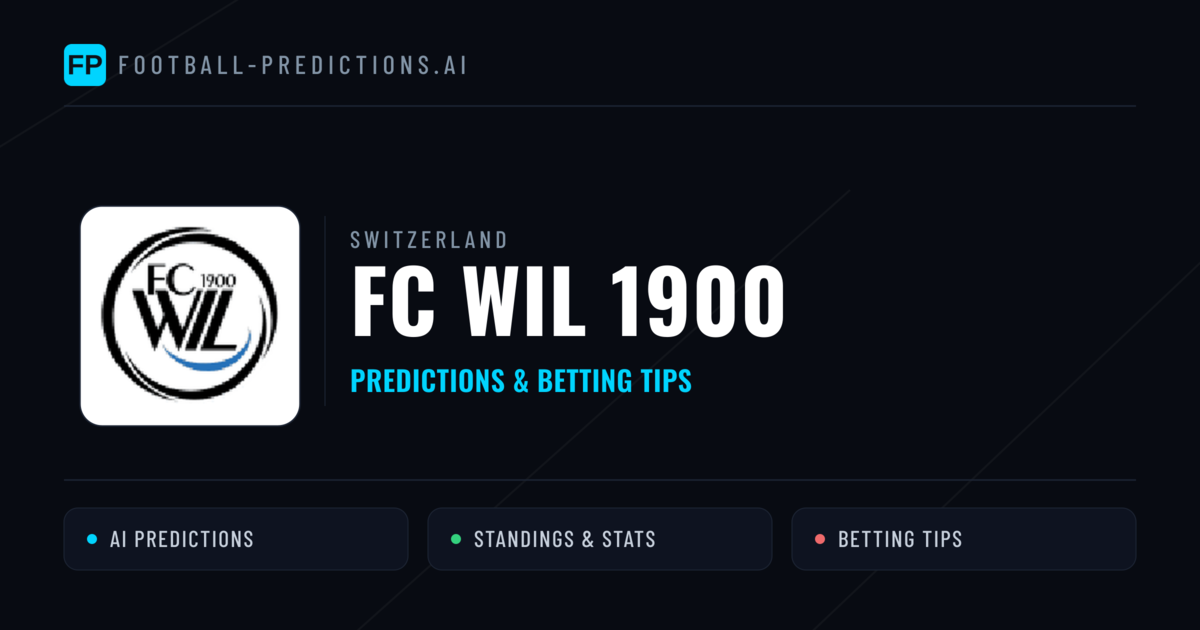 FC WIL 1900 Predictions & Stats
