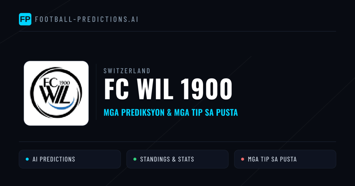 FC Wil 1900 Predictions & Stats