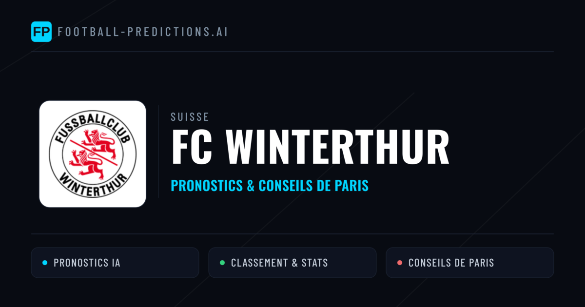 FC Winterthur Pronostics & Statistiques