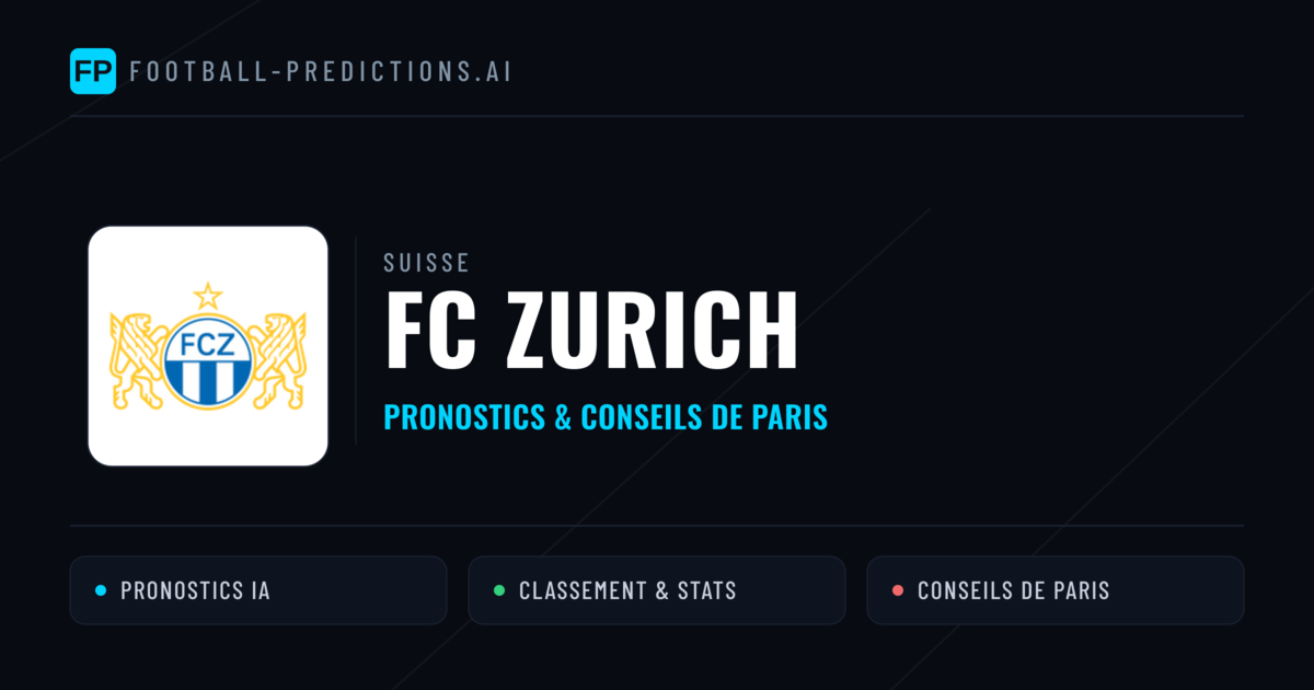 FC Zurich Pronostics & Statistiques