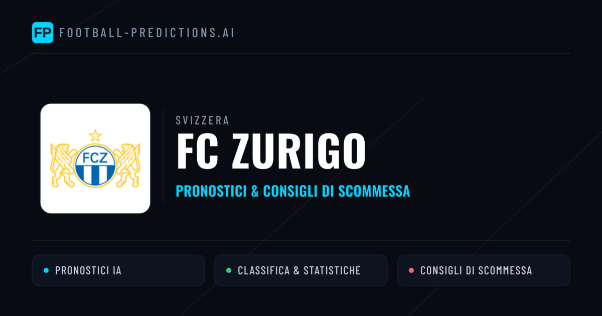 Pronostici e Statistiche FC Zurigo