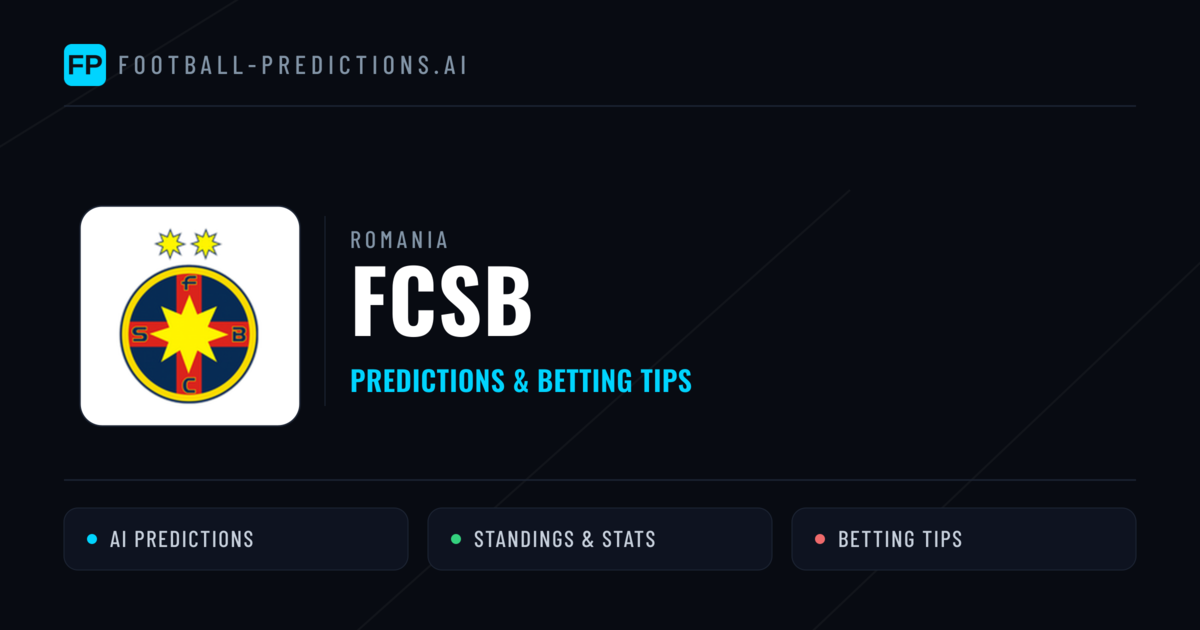 FCSB Predictions & Stats