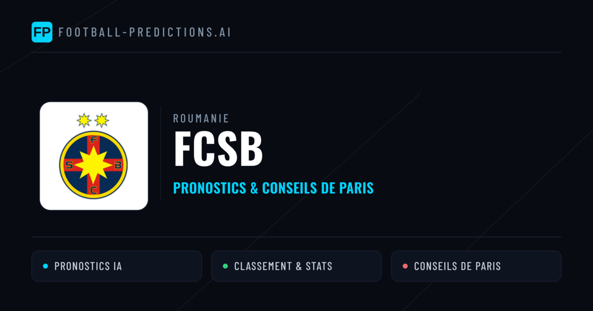 FCSB Pronostics & Statistiques