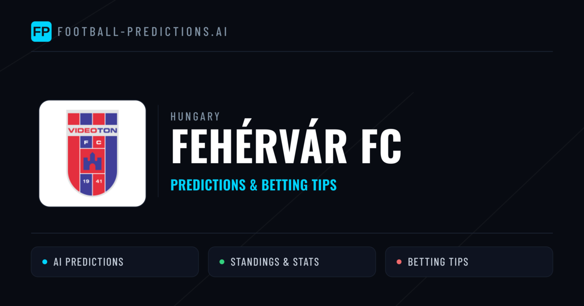 Fehérvár FC Predictions & Stats
