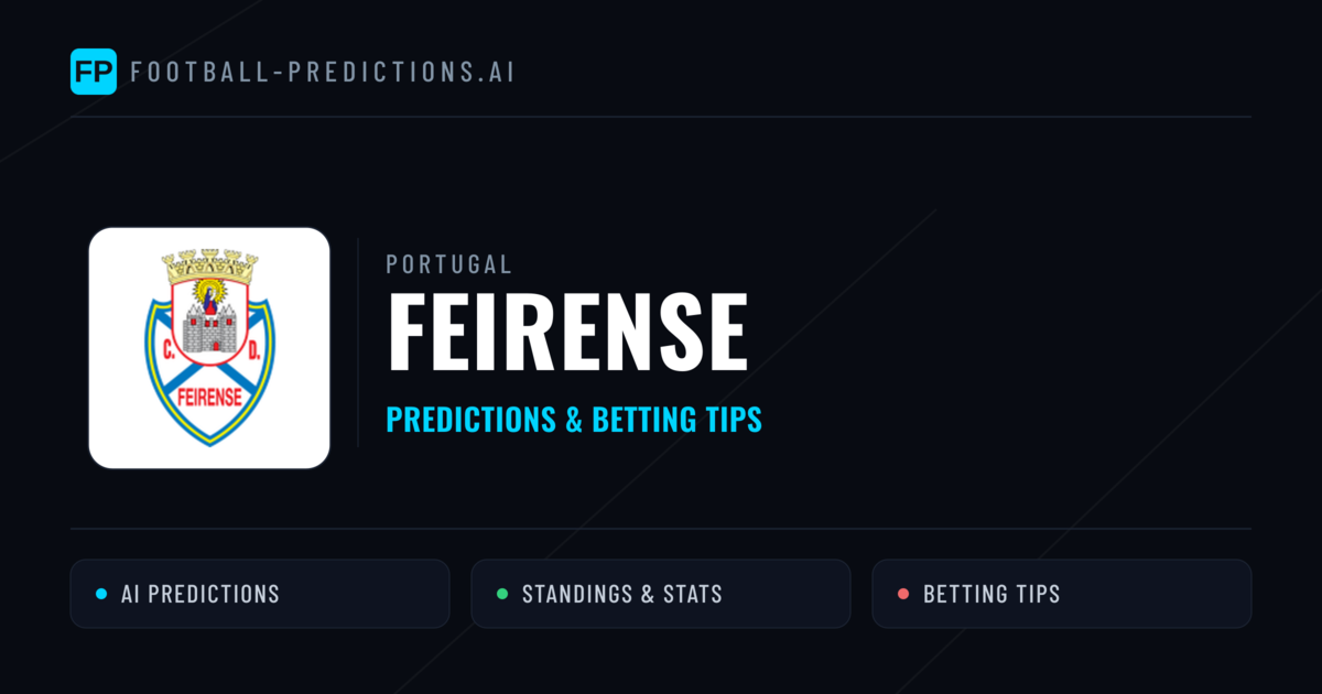 Feirense Predictions & Stats