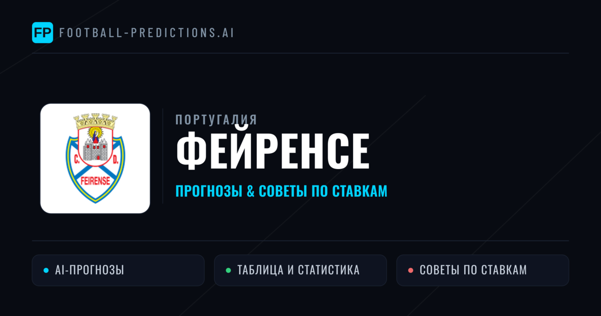 Фейренсе прогнозы и статистика