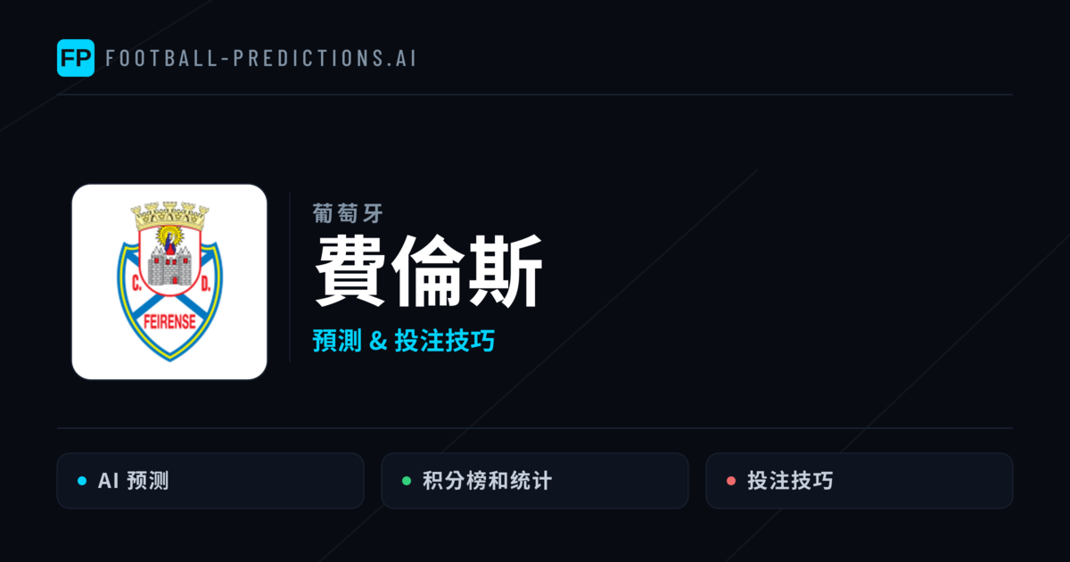 費倫斯 運彩分析｜足球預測與數據