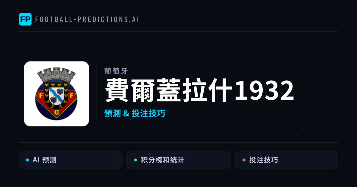 費爾蓋拉什1932 運彩分析｜足球預測與數據