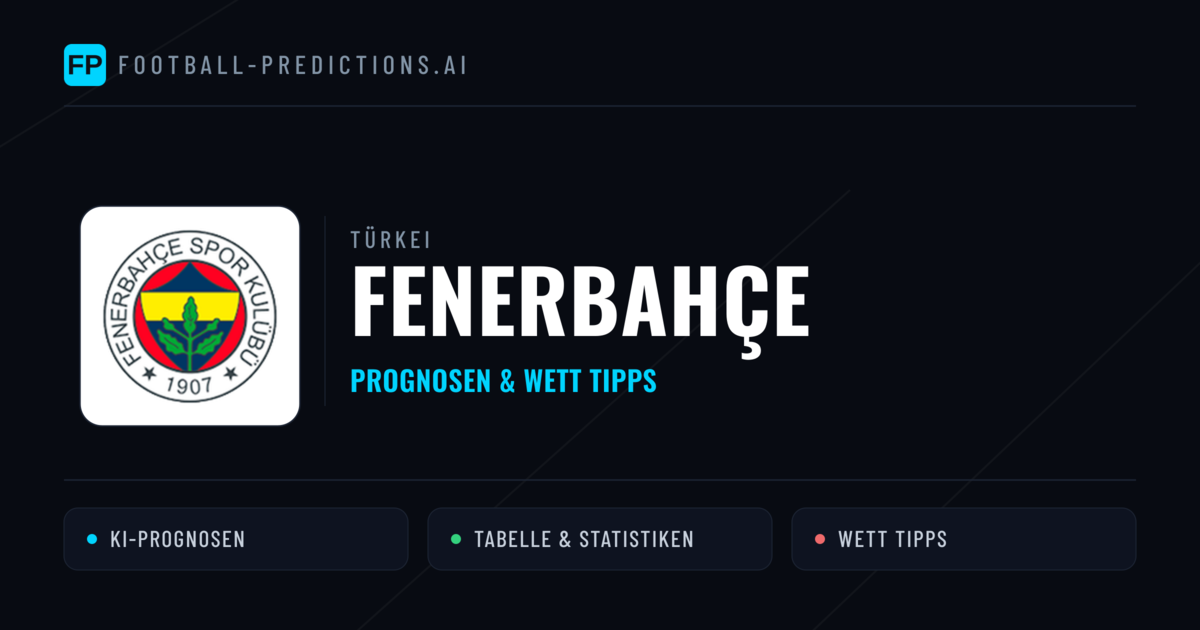 Fenerbahçe Prognosen & Statistiken