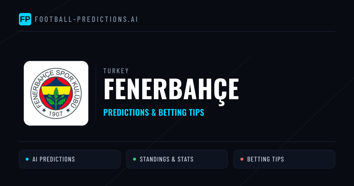 Fenerbahçe Predictions & Stats