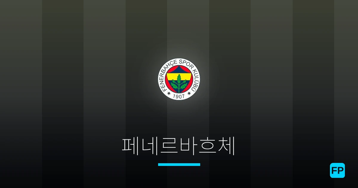 페네르바흐체 축구 예측 & 통계