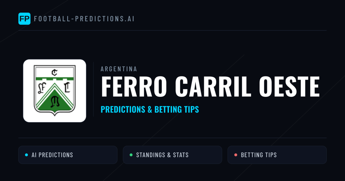 Ferro Carril Oeste Predictions & Stats