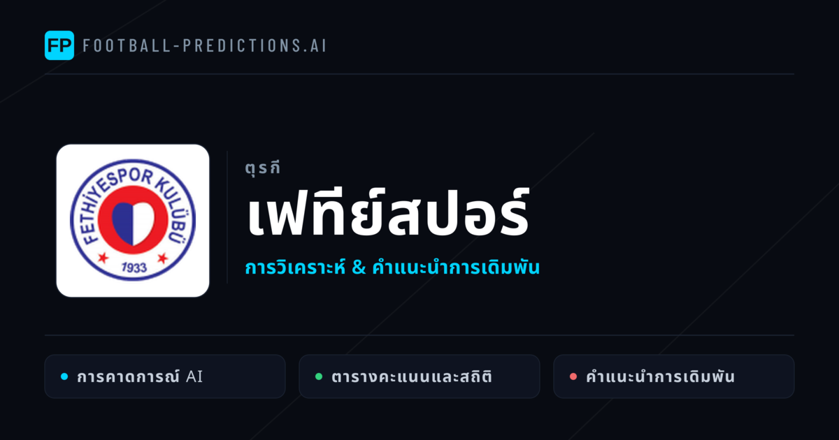 เฟทีย์สปอร์ การวิเคราะห์และสถิติ