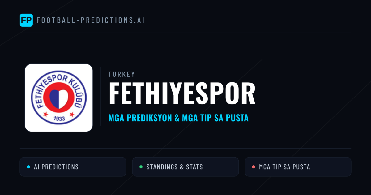 Fethiyespor Predictions & Stats