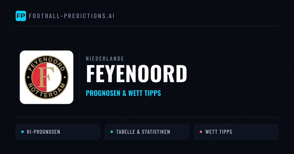 Feyenoord Prognosen & Statistiken