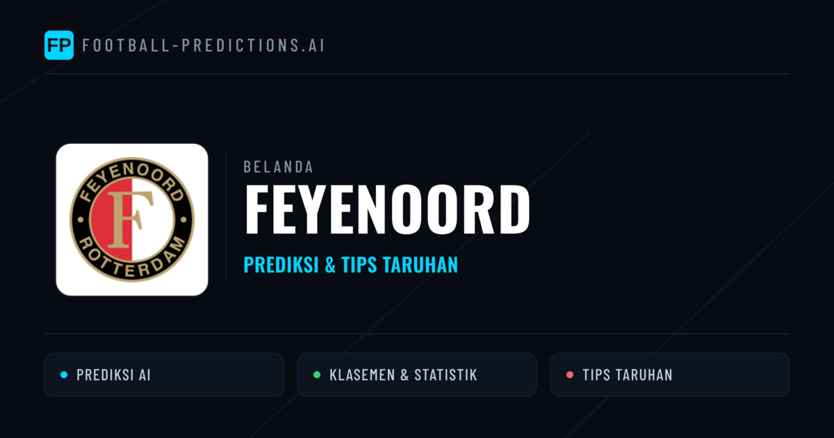 Feyenoord Prediksi & Statistik Piala Dunia