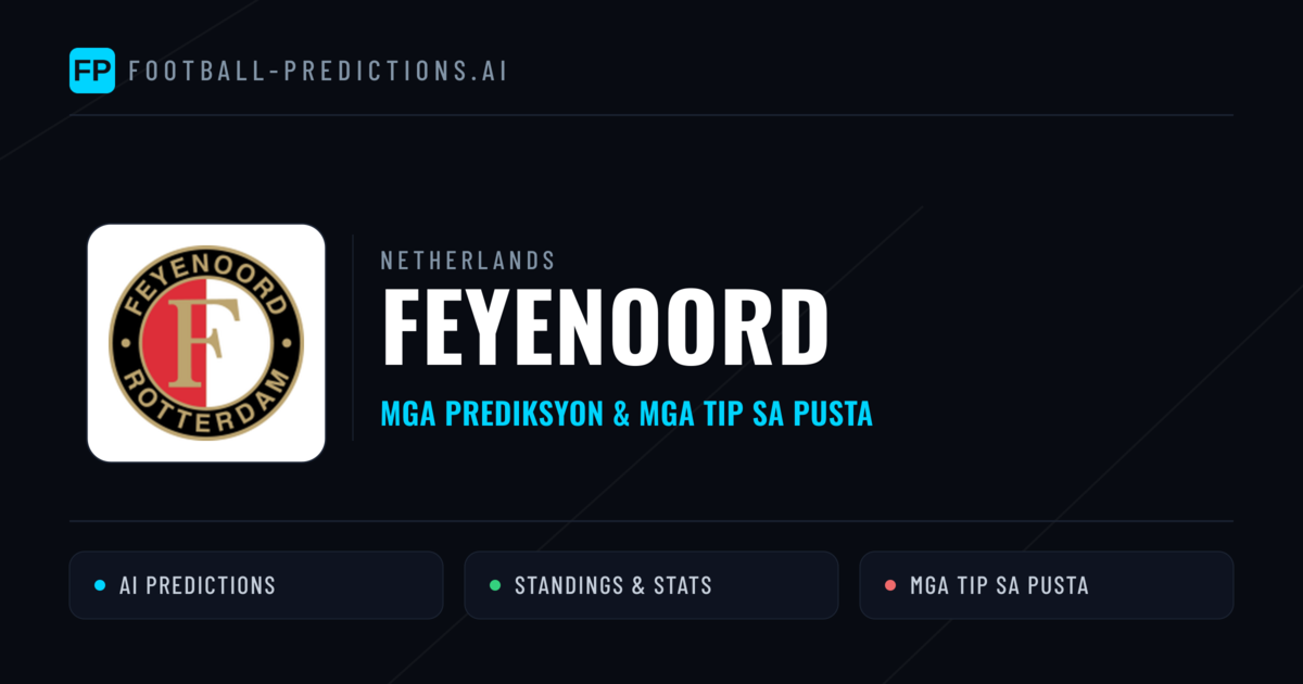 Feyenoord Predictions & Stats