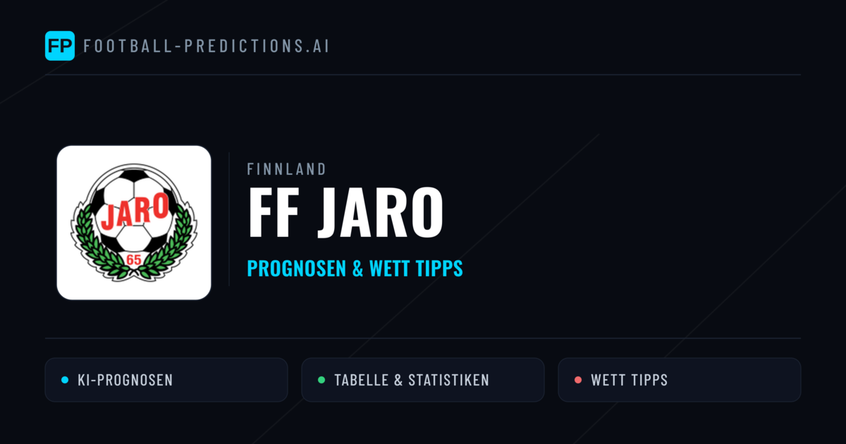 FF Jaro Prognosen & Statistiken