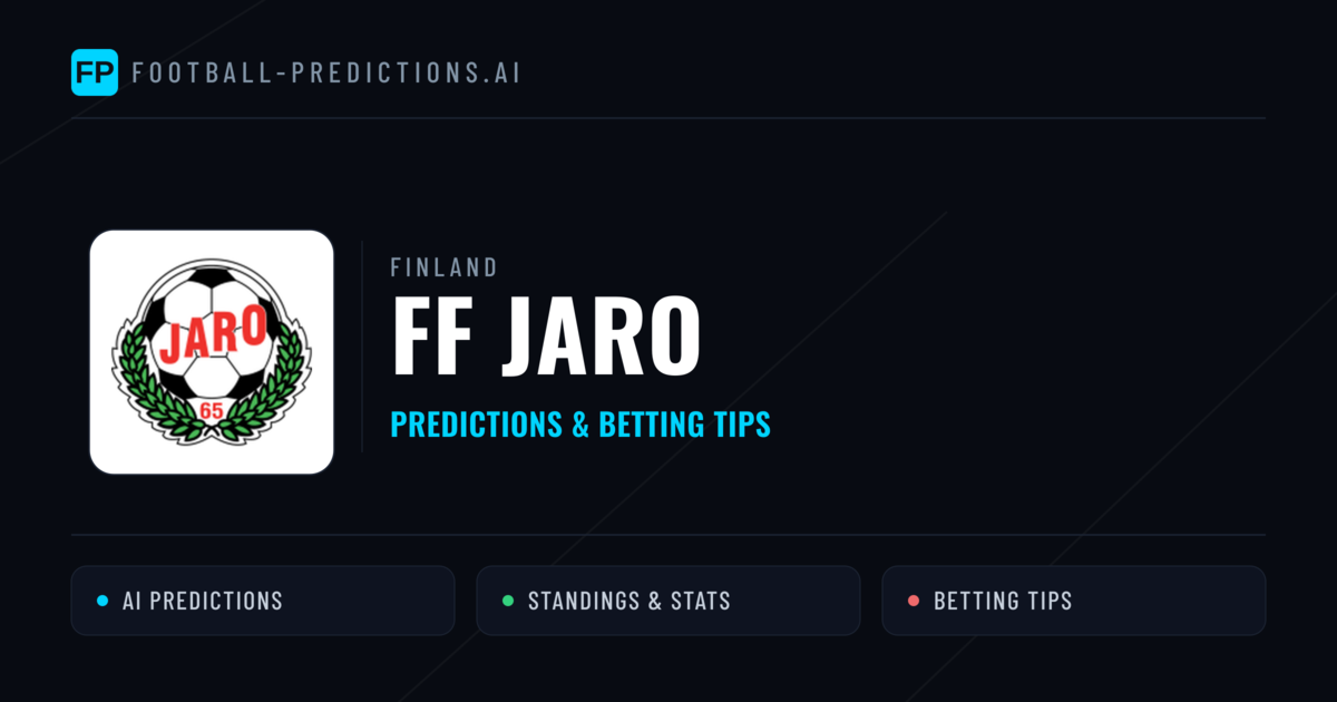 FF Jaro Predictions & Stats