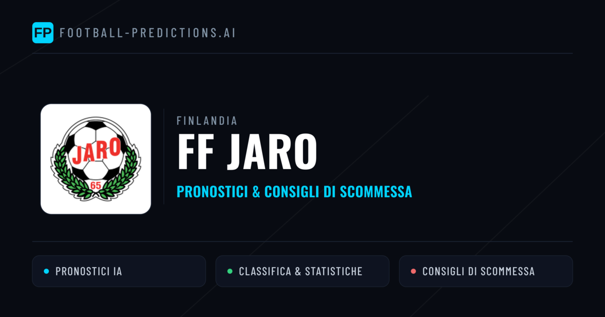Pronostici e Statistiche FF Jaro