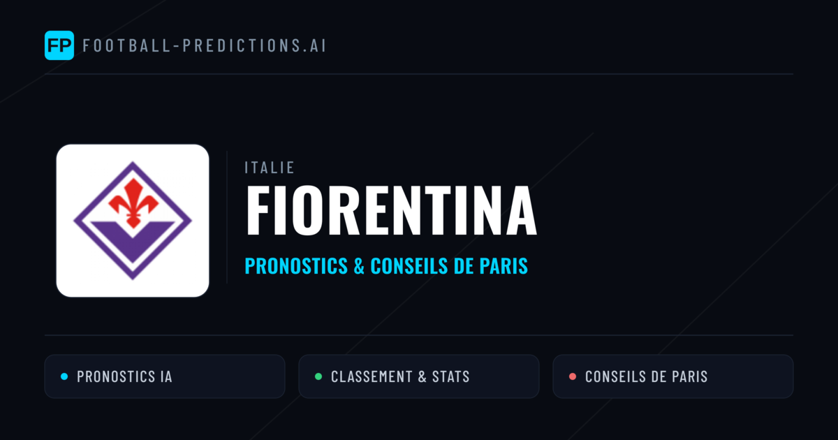 Fiorentina Pronostics & Statistiques