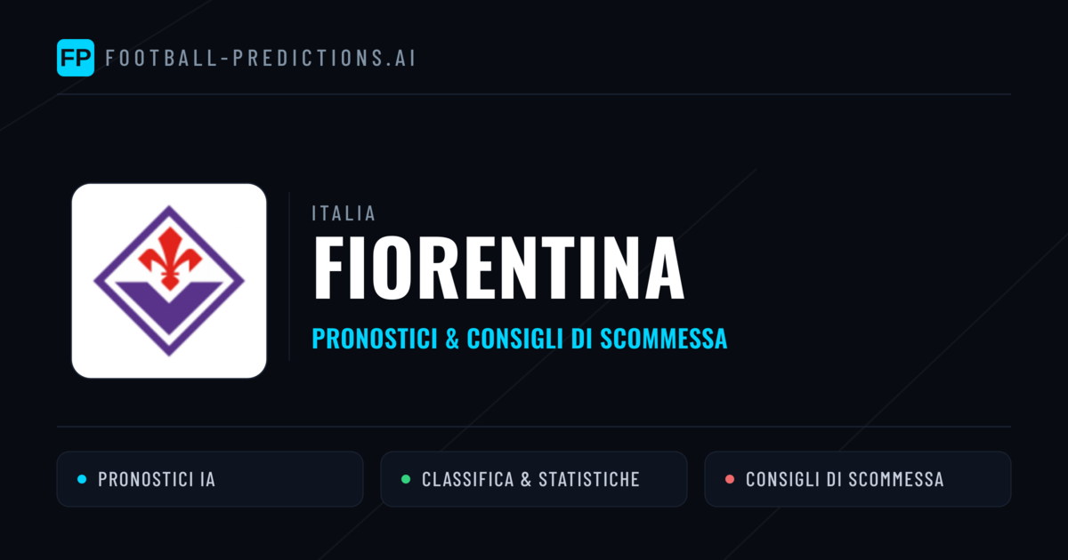 Pronostici e Statistiche Fiorentina