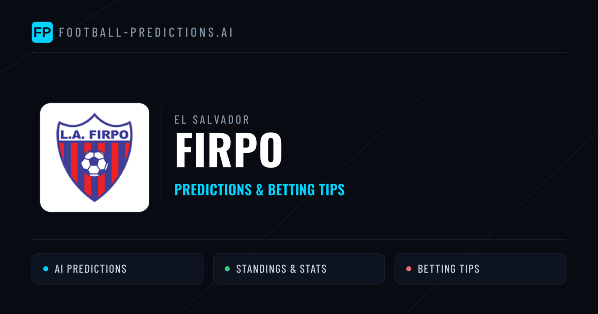 Firpo Predictions & Stats