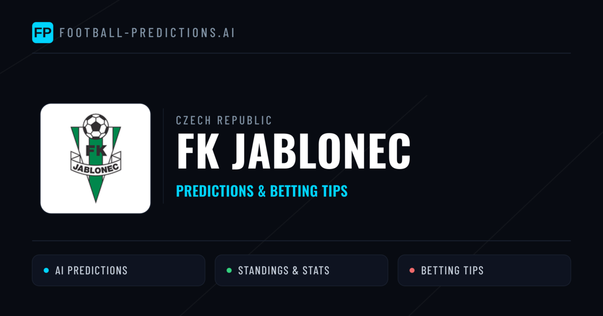 FK Jablonec Predictions & Stats