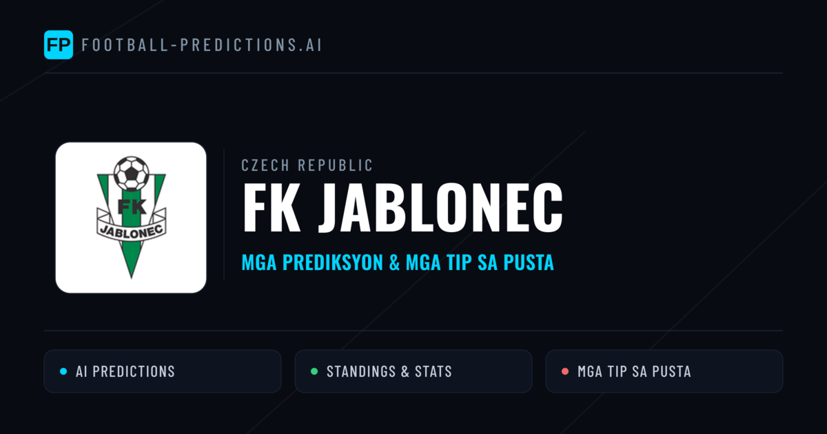 FK Jablonec Predictions & Stats