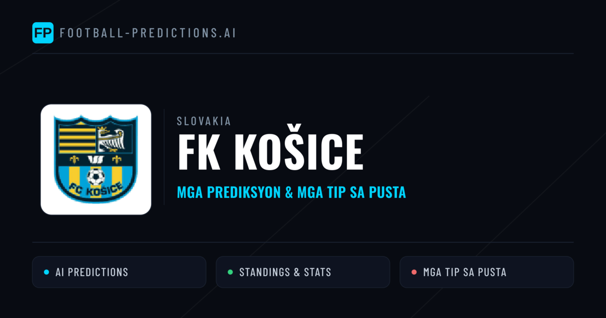 FK Košice Predictions & Stats