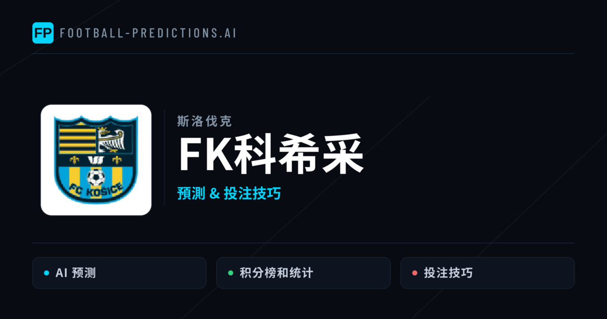 FK科希采 運彩分析｜足球預測與數據