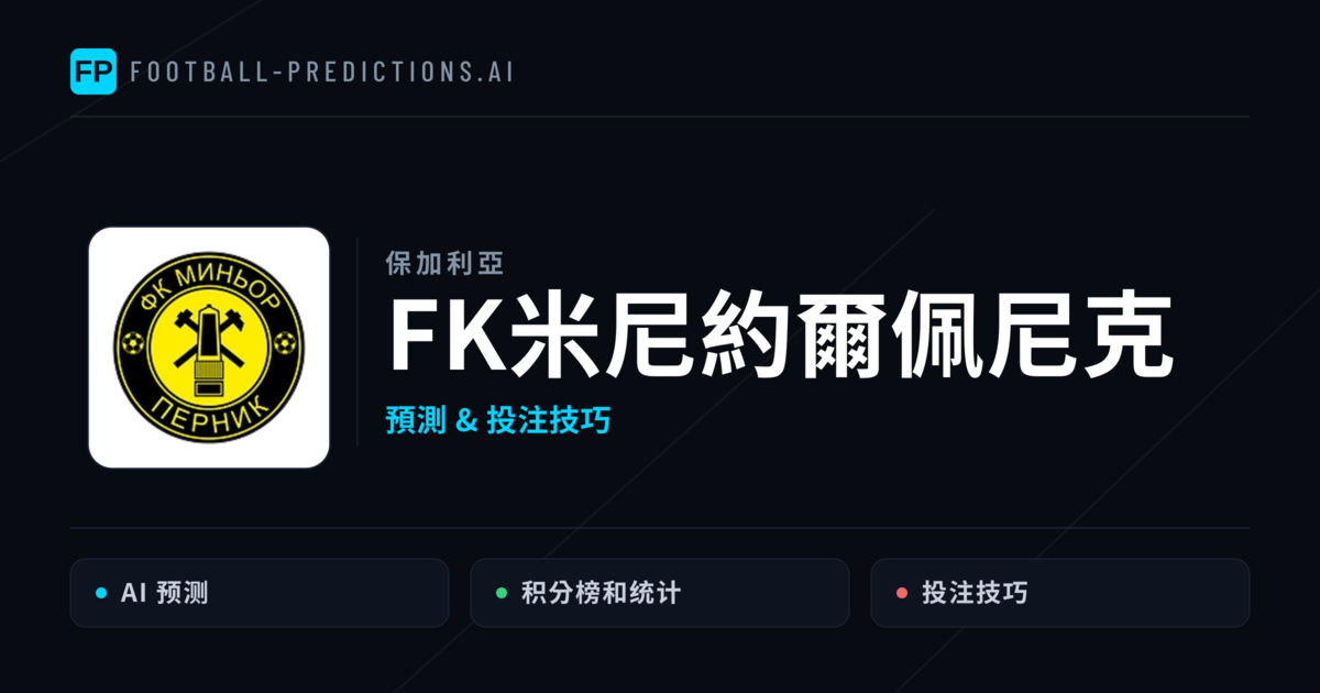 FK米尼約爾佩尼克 運彩分析｜足球預測與數據