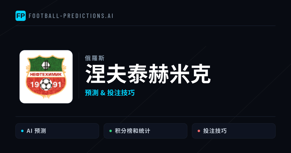 涅夫泰赫米克 運彩分析|足球預測與數據
