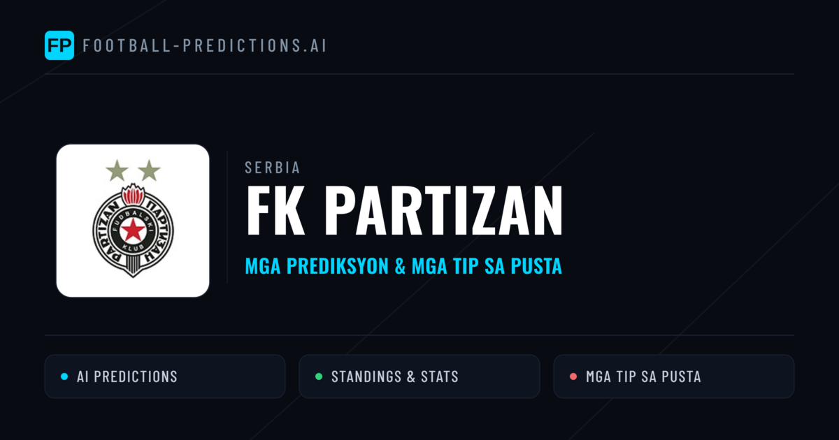 FK Partizan Predictions & Stats