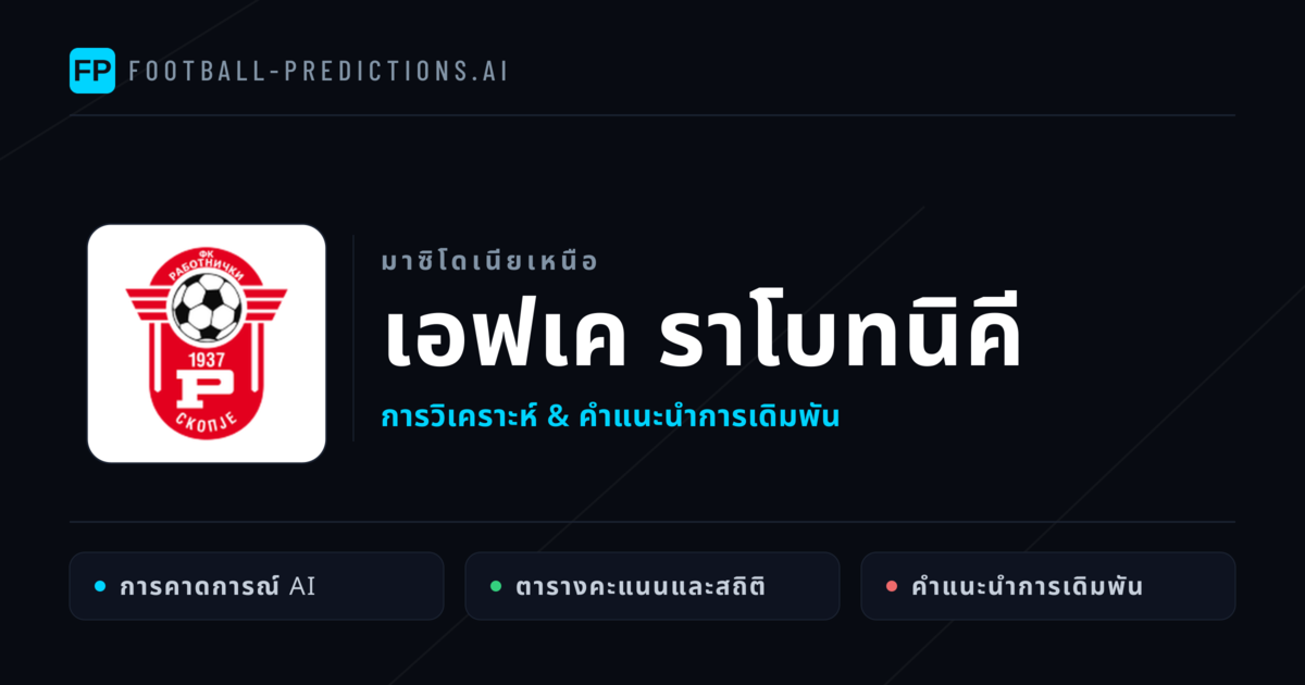 เอฟเค ราโบทนิคี การวิเคราะห์และสถิติ