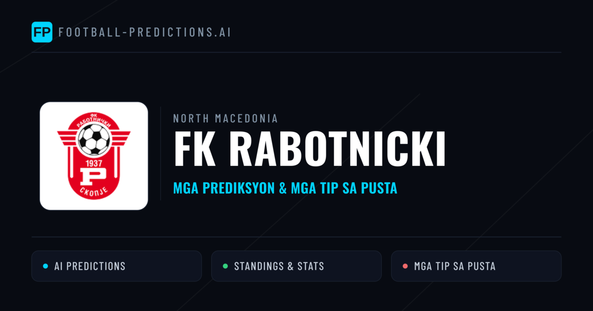 FK Rabotnicki Predictions & Stats