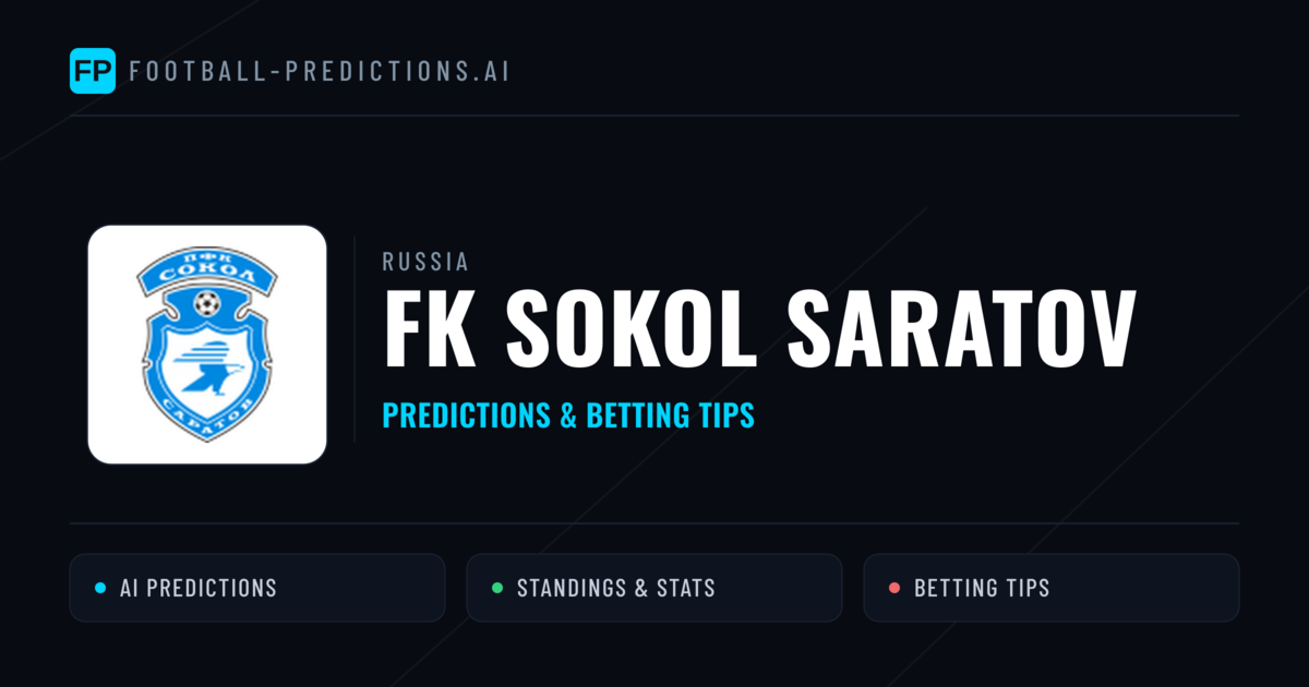 FK Sokol Saratov Predictions & Stats
