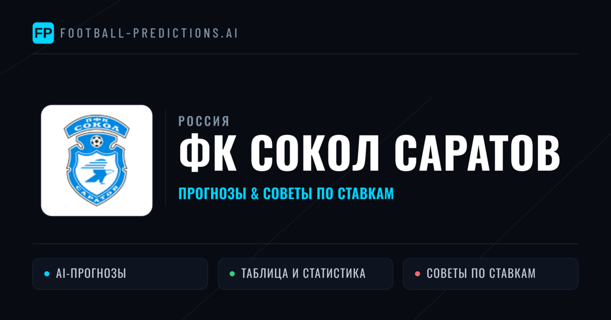 ФК Сокол Саратов прогнозы и статистика