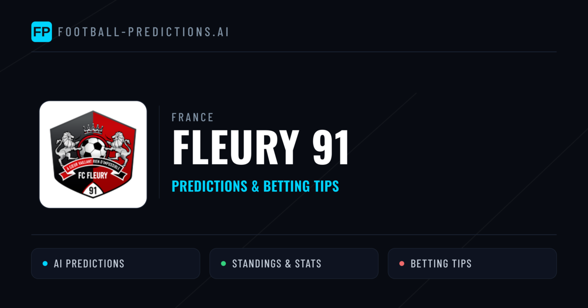 Fleury 91 Predictions & Stats
