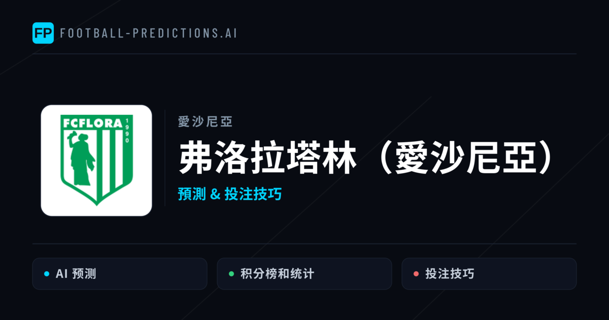 弗洛拉塔林（愛沙尼亞） 運彩分析｜足球預測與數據